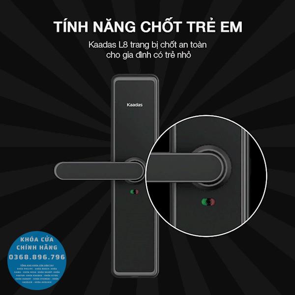 Khóa cửa vân tay Kaadas L8 5 - thông số kỹ thuật