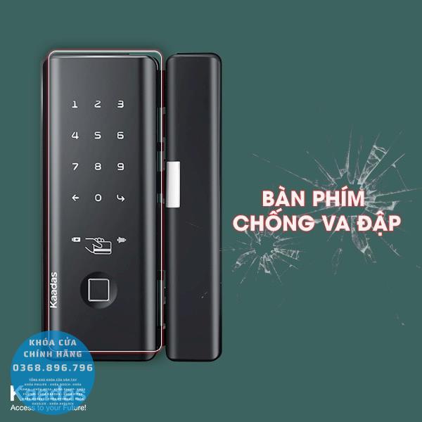 Khóa cửa kính vân tay Kaadas R8 - phụ kiện