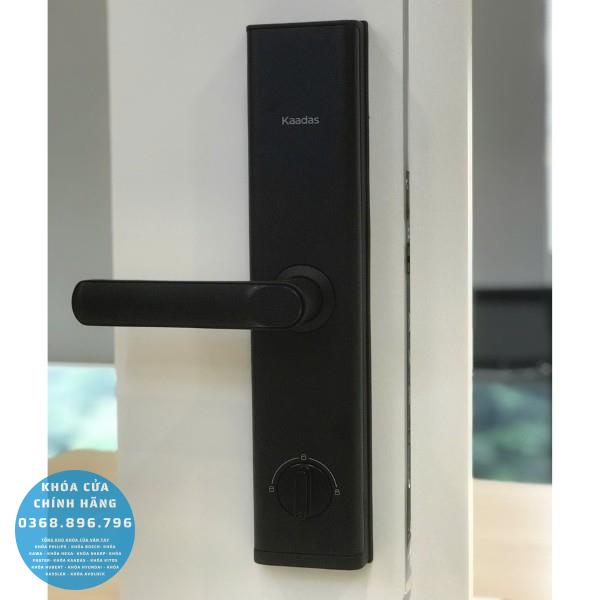 Khóa cửa vân tay Kaadas M7-W App Wifi - lắp đặt thực tế
