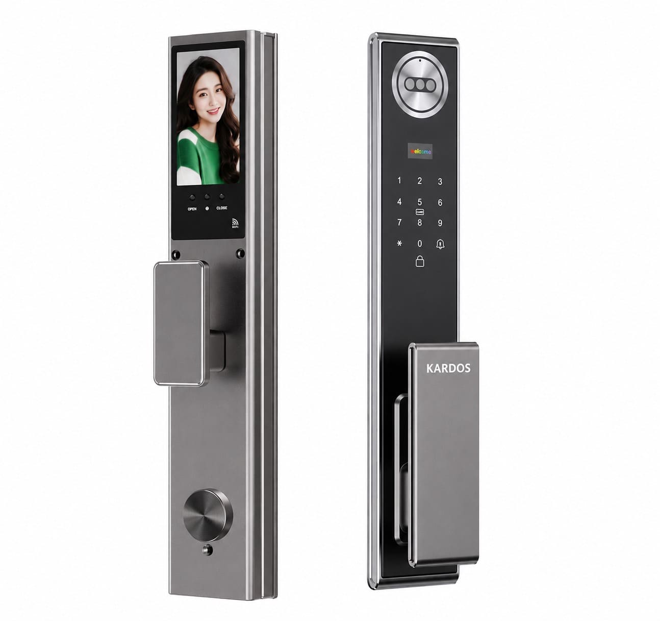 Khóa cửa vân tay Kardos SmartLock No6 Face ID 3D - chi tiết