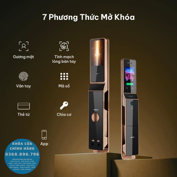 Khóa vân tay Hexa P100M Promax face 3D - mặt sau