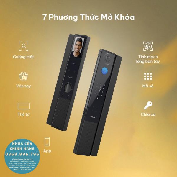 Khóa vân tay Hexa P200 Promax face 3D - mặt sau