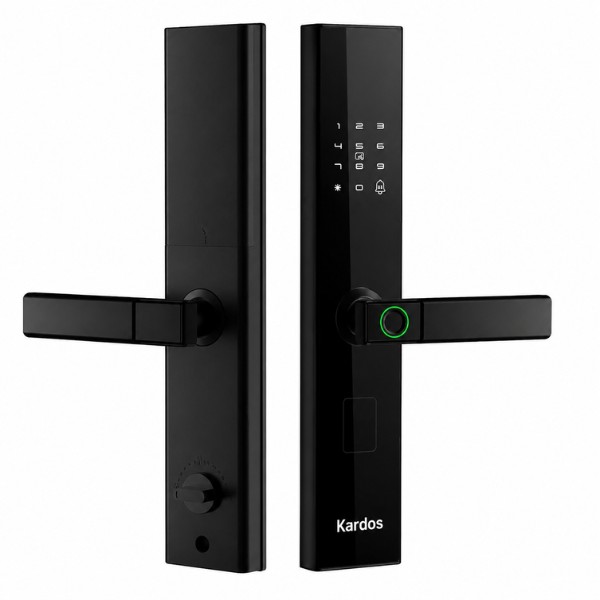 Khóa cửa vân tay Kardos SmartLock Q1 Đen chính hãng tại HCM