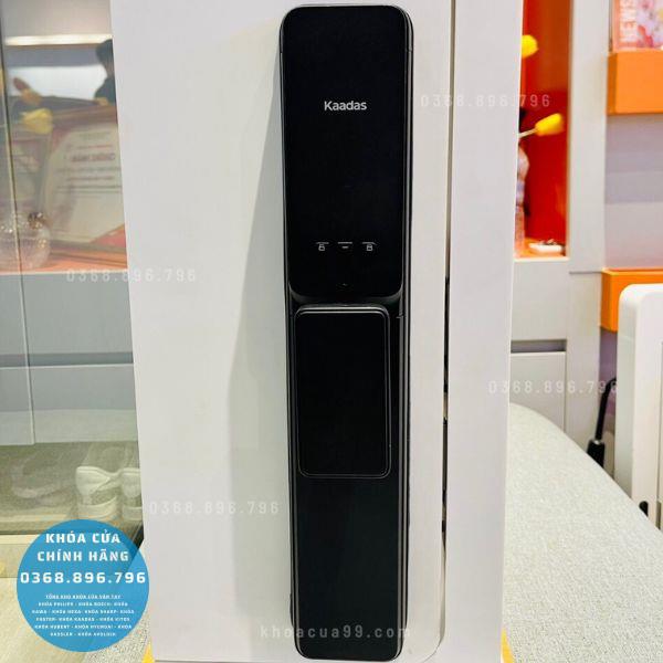 Khóa cửa vân tay Kaadas Q3-VP video call - lắp đặt thực tế