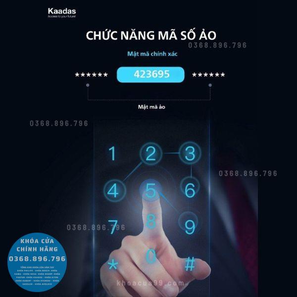 Khóa cửa nhôm Kaadas S10-5W - phụ kiện