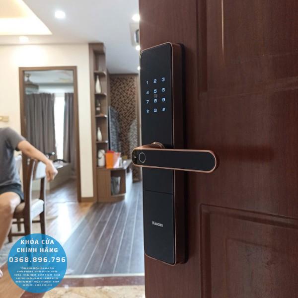 Khóa cửa vân tay Kaadas S500-5W - mặt sau